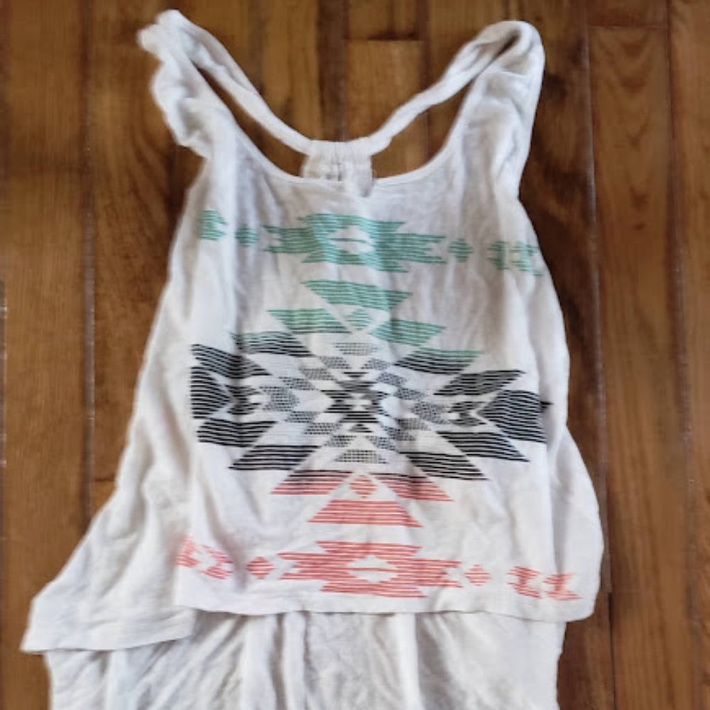 White Tank Top Cover-up